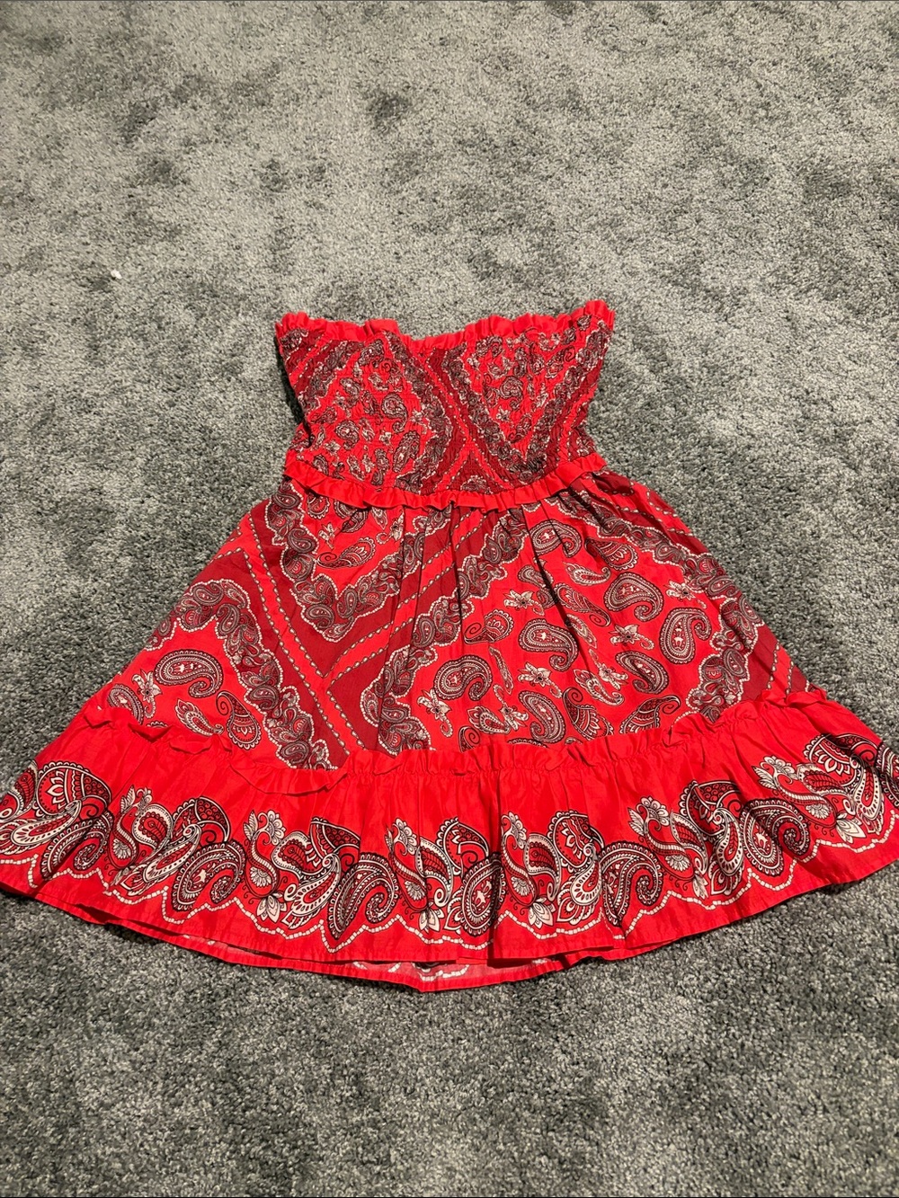 Venus Strapless Paisley Sundress